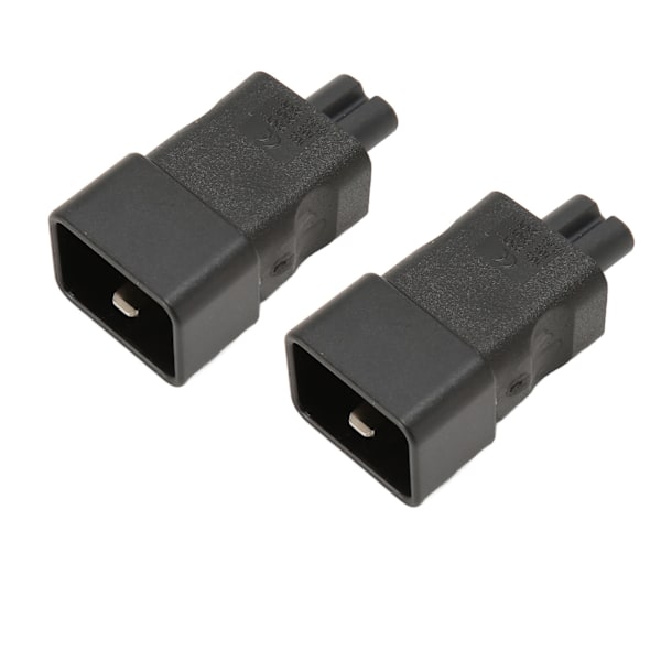 2 st IEC320 C20 till IEC320 C7 Strömadapter Plug and Play Förstärkt C20 till C7 Strömadapter för UPS PDU Server