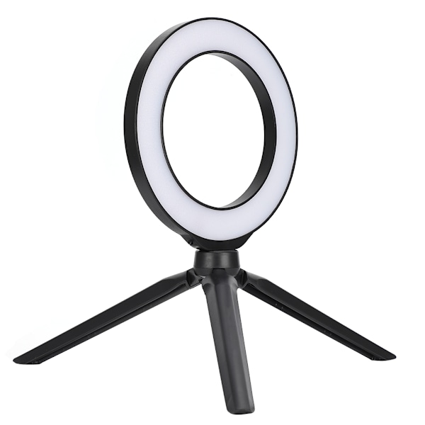 PULUZ PKT3038 ABS Bærbar Letvægts Mobiltelefon Live Fotografering LED Ring Fill Light med Tripod