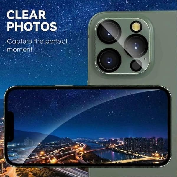 Camera Protector for iPhone 15 Pro/iPhone 15 Pro Max HD Clear Silk Screen Lens Film with Cleaning