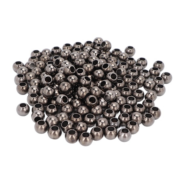 200 st Resin Pärlor Bred Användning Glansig Yta Robust Hållbar Livfull Färg Hantverkspärlor för Smycken Kläder Väska 12mm Pistol Färg