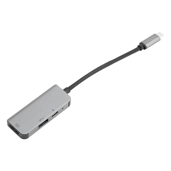 3 i 1 Hub Adapter TypeC til HDMI USB 3.1 Dockingstation Multifunktionel Splitter til Computer