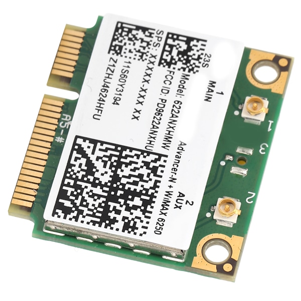 Trådlöst Nätverkskort DualBand 300M 2.4 5G Wifi PCIE för Intel AdvancedN WiMAX 6250