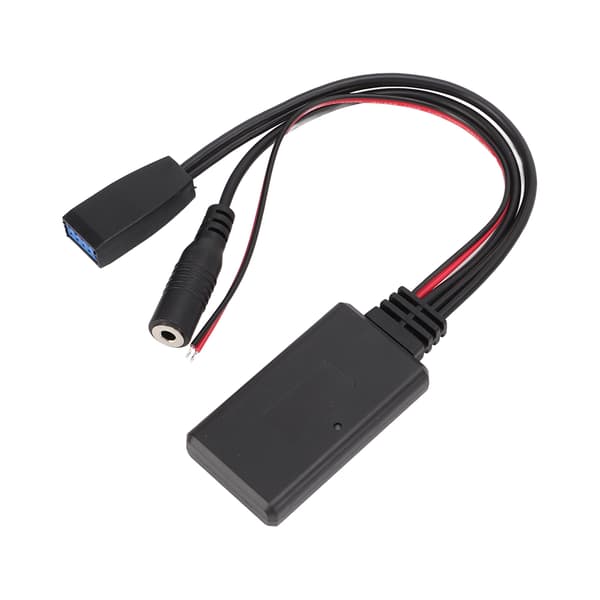 10-nastainen Bluetooth Aux IN -sovitinkaapeli handsfree-mikrofonilla, korvaa E46 1999–2006