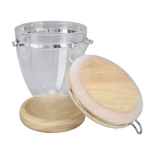 Kaffebeholder Løs Te Kaffe Sukker Nøtter Beholder Klar Mat Oppbevaringskrukke Med Lufttett Lokk L 1300mL