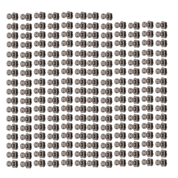 200 Sett Monk Nagle Høyglans 8x6mm Utsøkt Håndverk Lær Chicago Skruer Spiker for DIY Klær Vesker Sko Sølv Svart