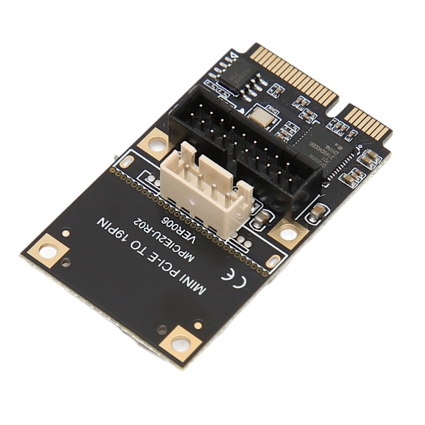Mini PCIE til USB3.2 GEN1 Front 19Pin Udvidelseskort 5Gbps USB Hot Swap Udvidelseskort til Windows XP 7 8 10 11 til LINUX