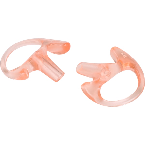 Pink Silikone Udskiftnings Øreindsats To-vejs Radio Øreprop til de fleste Coil Tube Audio Kits (L)
