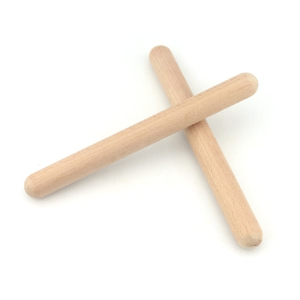 Rhythm Stick Educational Musical Sticks Wood Claves Børn slaginstrument til skolemusik Klasse 1 par