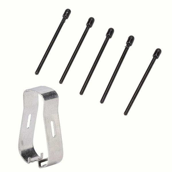 2 Sett Universelle Erstatningstupper Nibber For Samsung Galaxy Note 3/4/5 S Penn (svart)