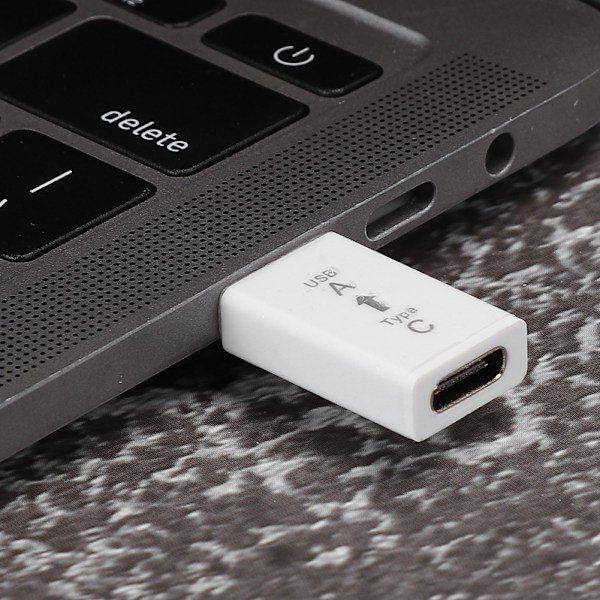 3 st USB3.0 Hane till Typ C Hona Adapter Kontakt Universal Elektronisk Omvandlare (Vit)