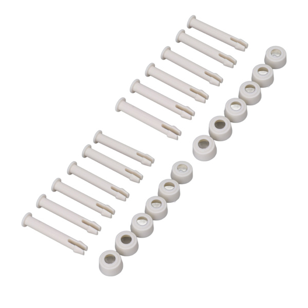 12 kappaleen pakkaus U-kiinnike Uima-altaan liitosnaulapultti tappi PVC Käytännöllinen liitostappi INTEX 28270 28272 6cm/2.4in