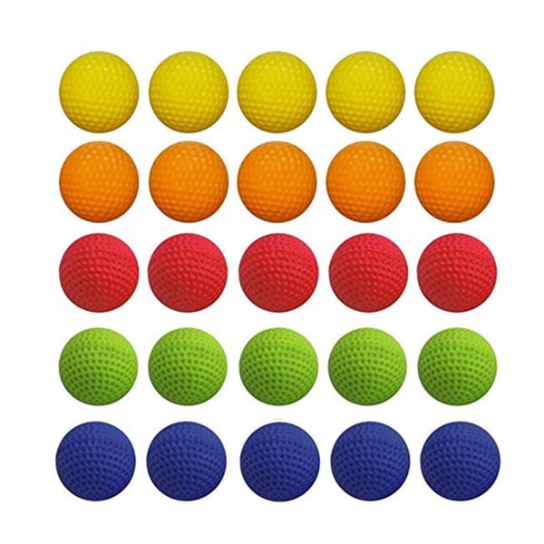 Universal EVA bløde runde refill bolde til rivaliserende legetøjspistol - 100 STK
