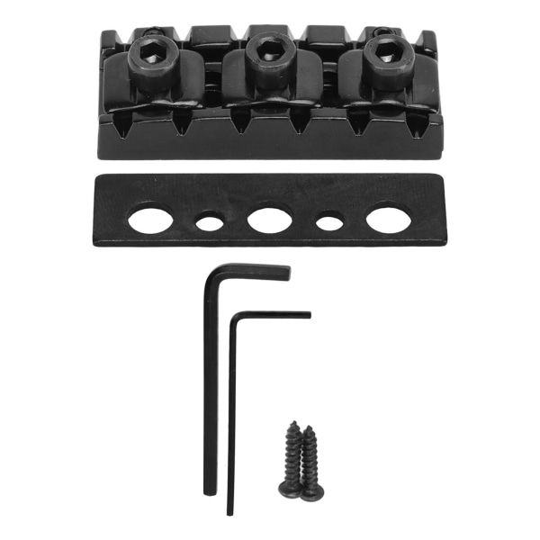 7-strängad elgitarr sträng låsmutter höjdjustering elgitarr låsmutter 42,5 mm svart