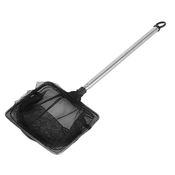 Fiskenett i nylon for fisk og reker med håndtak i rustfritt stål for akvarium og fiskekar