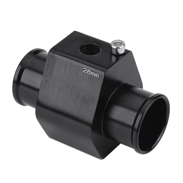 Bil Vand Temp Temperatur Samle Rør Slange Sensor Måler Adapter 28mm