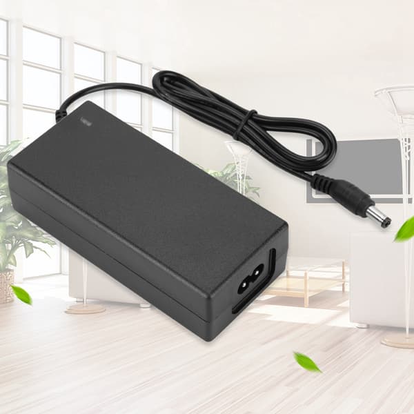 21V2A Strømforsyningsadapter Transformator med LED-indikatorlys (EU-plugg 100‑240V)