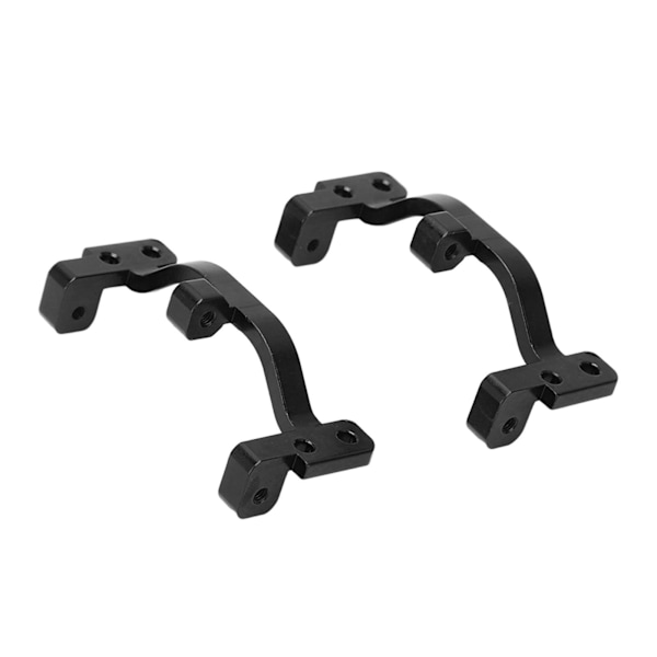 2 stk Aluminiumlegering Trækstang Base Metal Trækstang Basesæde til WPL C24 C14 C14K C24K 1/16 RC Bil Sort