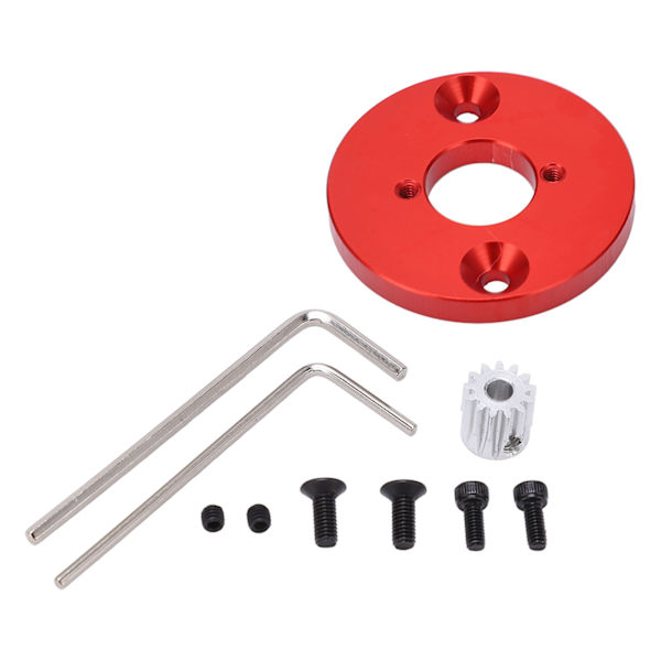 Fjärrkontroll Biluppgradering Motorhållare Aluminiumlegering Bärbar motorbasmonteringsdelar för MN86K 1/12 RC-bilar Röd