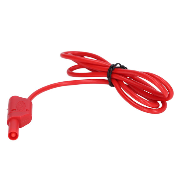 Bananplugg Testkablar Kit Säker typ hane till hane elektrisk set J.70016 4mmRöd