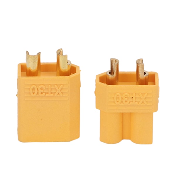 XT30-liitin XT30-urosliitin RC-tarvikkeet RC-akulle ja ESC:lle Keltainen