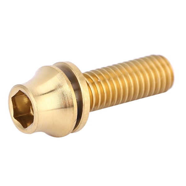 Polkupyörän titaaniseoksesta valmistettu juomapulloteline Ruuvipultti M5x12/16mm aluslevyllä (kulta M5x16)