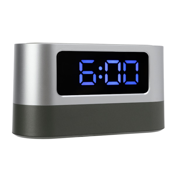 Digital Kalender Tid Minnesfunktion 12H 24H Läge Pennhållare Funktion LED Elektronisk Väckarklocka för Hemmet Blå