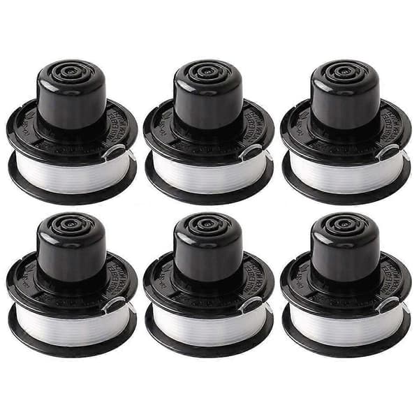 6 stk RS-136-BKP Spoler Erstatningsdele til Black & Decker Plæneklipper