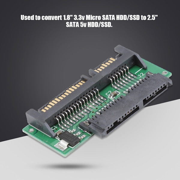 1,8 tuuman Micro SATA - SATA 2,5 SSD -kiintolevyn sovitinkortti