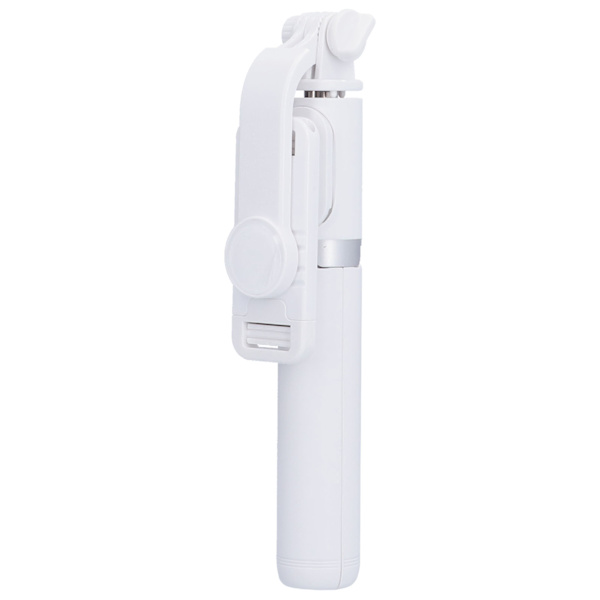 103cm/40.6in Tripod Selfie Stick Aluminiumlegering Mobiltelefon Selfie Stick för Android/iOS Vit