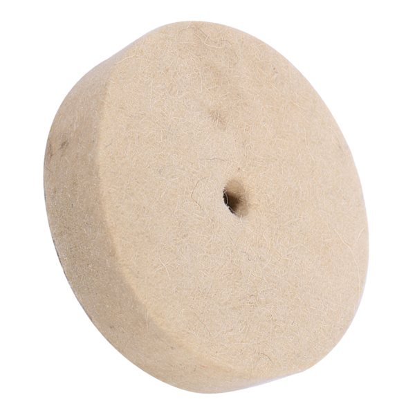 1 kpl 100x25mm 4\" Beige kiillotus hionta pyörivä villapehmeä huopakiillotuslevy