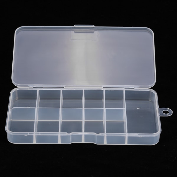 Ny nyttig, slitesterk plast Nail Art Tom Oppbevaringsboks Holder Container Box Tool