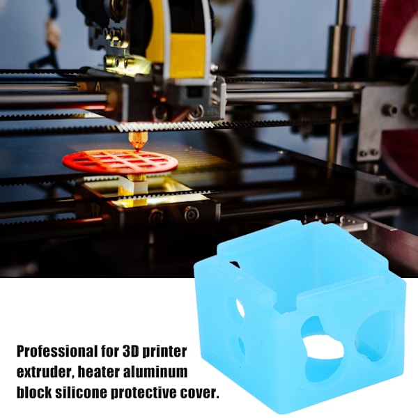 5 st 3D-skrivardelar XCR NV6 Uppvärmt Block Silikonsocka Extruder Värmeblock Skyddskåpa