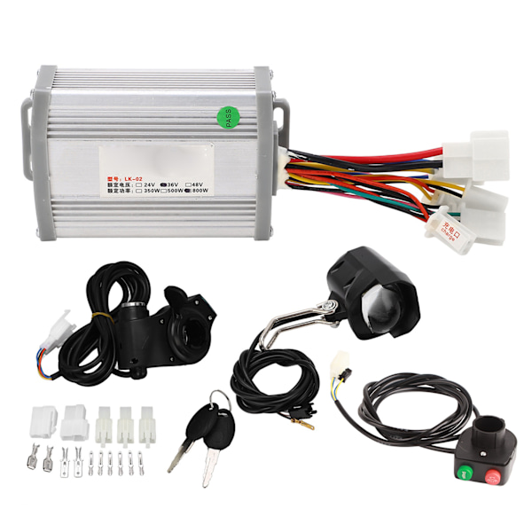 36V 800W Børstemotor Sæt Controller Elektrisk Cykel Tommelgas Styrkonvertering Controller Kit