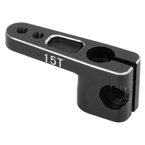 Metall servoarm i aluminiumlegering 15T stabil RC styrservohorn for AXIAL SCX24 1/24 RC bil svart