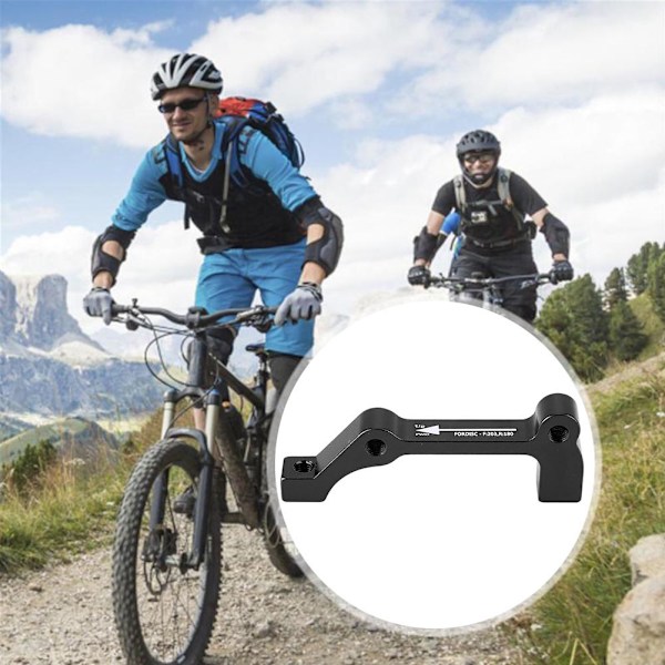 1 st Cykelskiva Cykelbromsfäste Bromsok Adapter PM A-F180 IS B-F203/R180 (B-F203/R180 Svart)