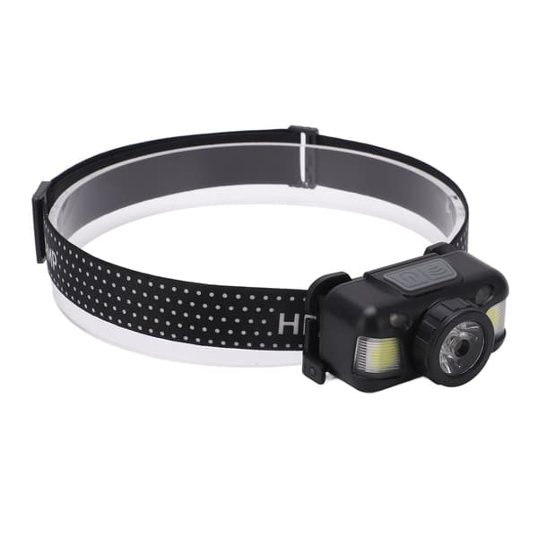 Oppladbar hodelykt Super Bright Fixed Focus Sensor Mini hodelykt for camping, sykling, løping og fiske