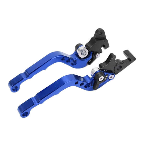 2 stk. Motorcykel Brems- og Koblingsgreb Styrebremseanordning Justerbar Aluminium Legering Blå