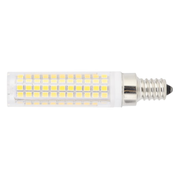 E12 Pære LED Maislampe 1200LM 136LED Dimbar Pære for Lysekrone Taklampe Vegglampe 110V Kald Hvit