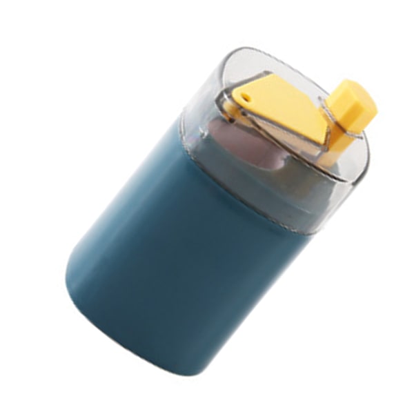 Återanvändbar tandpetarehållare Automatisk popup-dispenser Plast tandpetare förvaringsbehållare för hemmet Marinblå
