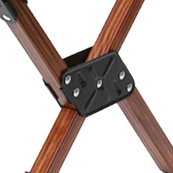 Foldbar Køleboks Stativramme Aluminium Legering Justerbar Foldbar Bærbar Udendørs Camping Isboks Stativ Holder Træ Korn Farve