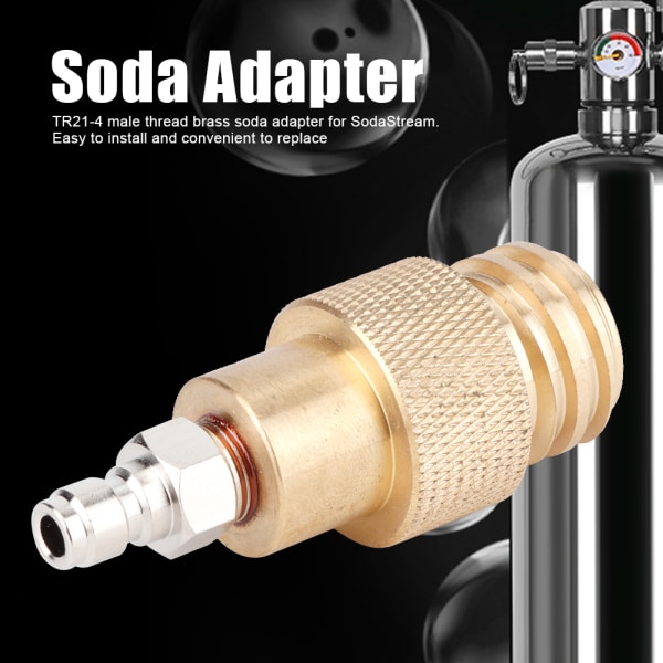 SodaStream Club Messing Adapter - Guld (1 stk)