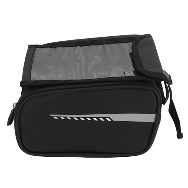 Cykelväska Vattentät Top Tube Telefonväska Framram Mountain Bicycle Touch Screen Mobiltelefon Hållare Pouch