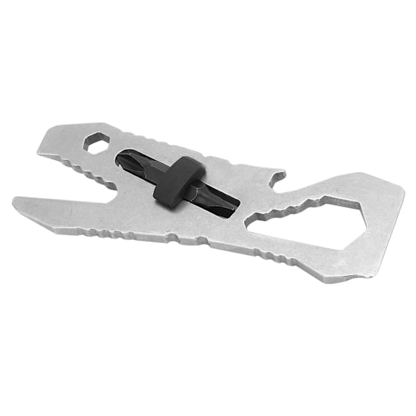 Piranha multifunktionsskruvficka i rostfritt stål Mini Portable Tool