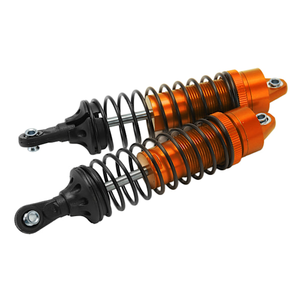 2 stk. aluminiumlegering forreste og bageste støddæmpere Reservedel til JLB 1/10 Bil Truck Series Orange