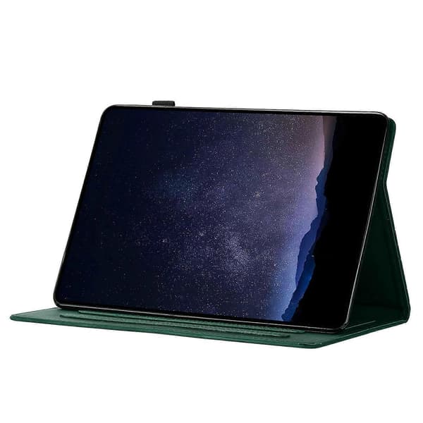 Etui til Samsung Galaxy Tab A9+ Honeycomb Trykt Læder Tablet Beskyttelse med Kortplads