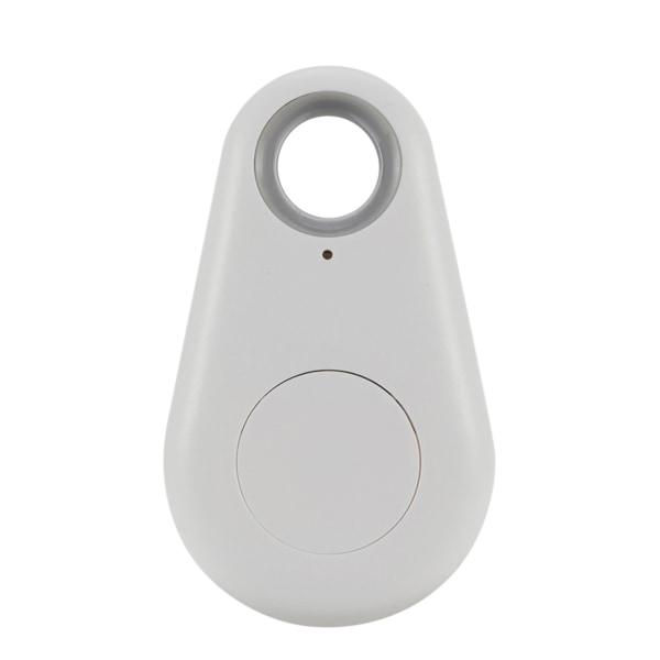 Smart Mini Bluetooth Tracker til taske, pung, nøgle og kæledyr - Anti-Lost Locator Alarm white
