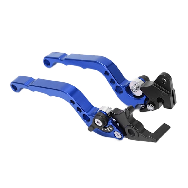 2 stk. Motorcykel Brems- og Koblingsgreb Styrebremseanordning Justerbar Aluminium Legering Blå