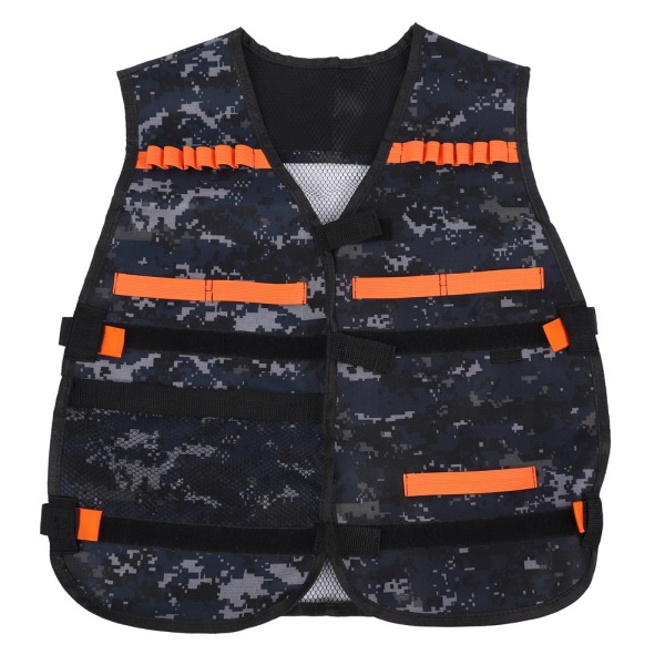 Fortykket Toy Gun Clip Jacket Foam Bullet Holder Camouflage Kids Vest
