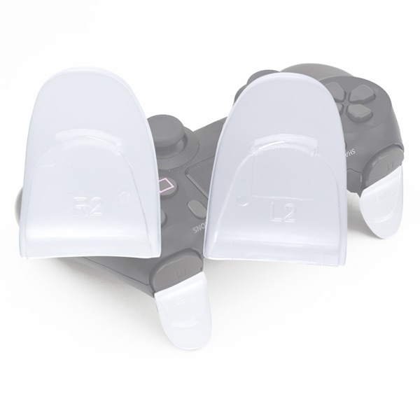 2 STK./ Sæt Holdbare R2 L2 Knapper Trigger Extender Udvidelse til PS4 Controller (Transparent)