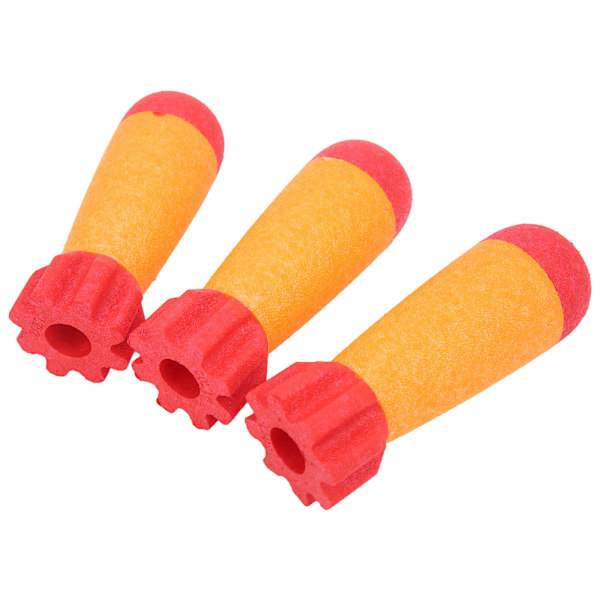 3 stk EVA Hule Skum Dart Skyte Ball Myk Skum Rocket Ball Skytespill for Gutter og Jenter